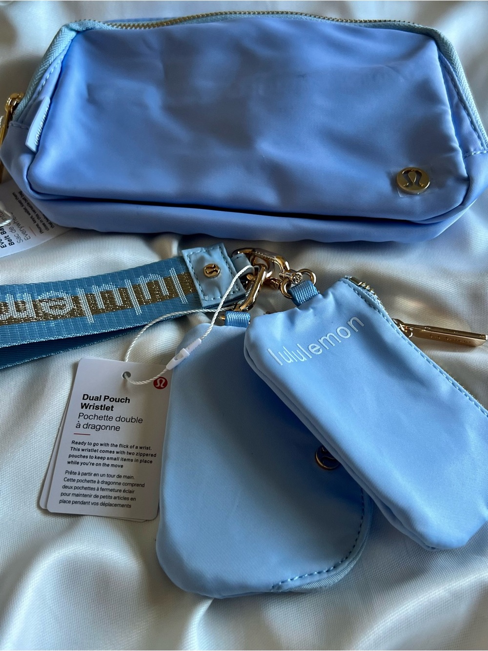 LULULEMON ATHLETICA EVERYWHERE BELT BAG & DUAL POUCH KEYCHAIN WRISTLET